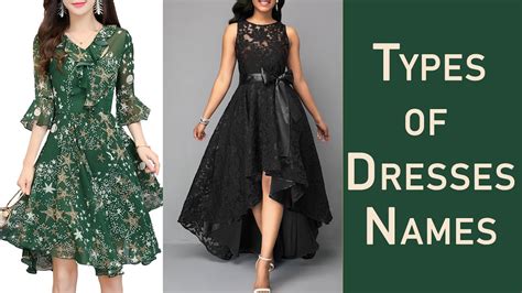 Types Of Dresses Names 2023 Types Of Dresses List With Pictures 2023