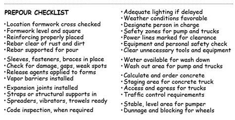 Concrete mixer inspection checklist template. February | 2014 | 3D Construction Modeling