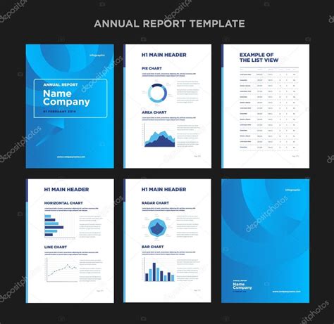For instance, if the p/e. Modern annual report template with cover design and ...