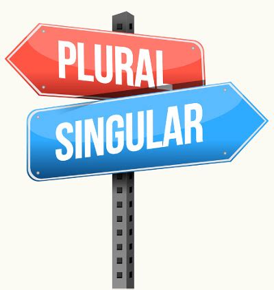 Plural nouns take plural form of verbs. Singular e plural - Alunos Online