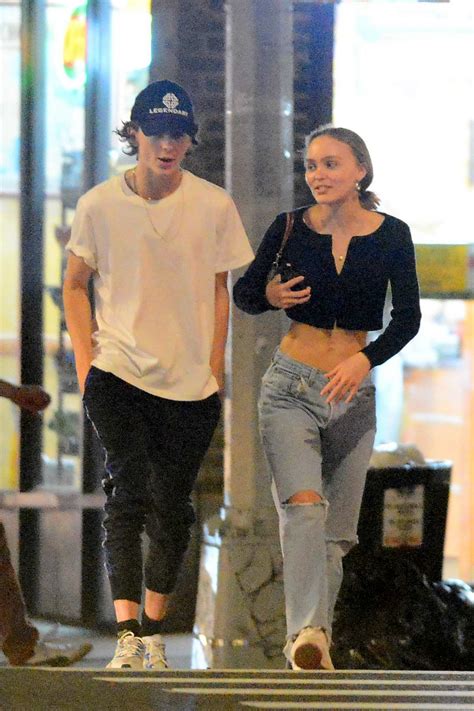 Lily Rose Depp And Timothée Chalamet Out Together In Ny Lipstick Alley