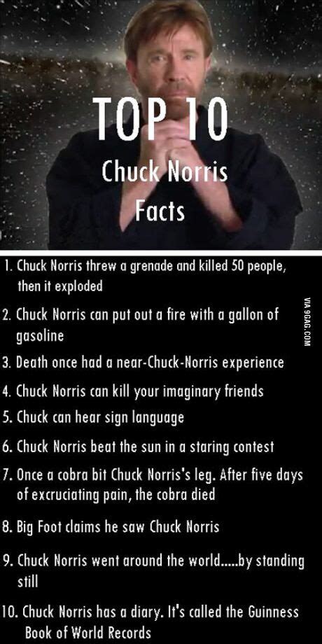 Top 10 Chuck Norris Facts Chuck Norris Memes Funny Facts Funny Jokes