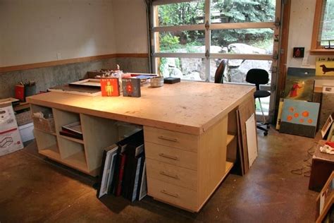 Artist Table With Storage Leaving Boulder Blog Regarding Artist Studio