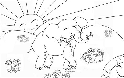 Download 27 baby elephant baby shower cliparts for free. Baby Elephant Coloring Page Picture - Animal Place