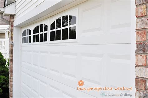 Spruce up your garage door in less than 30 minutes? Install Faux Garage Windows