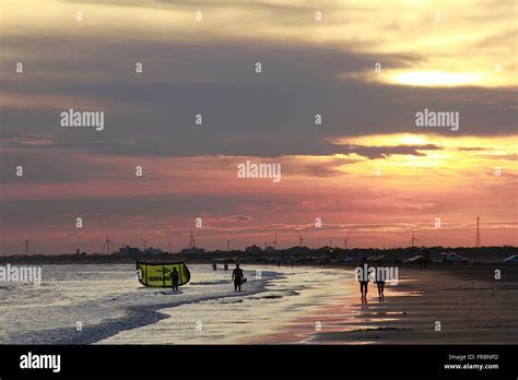 Late Afternoon At Cassino Beach Stock Photo Alamy