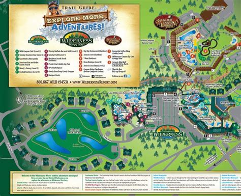 Wilderness Resort Map Join Us For The Splash Click On Image Above For