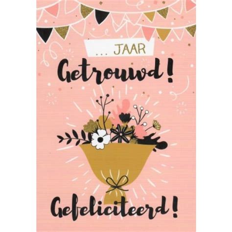 Jaar Getrouwd Hartelijk Gefeliciteerd Wenskaarten Groothandel