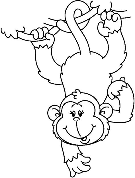 Recursos Y Actividades Para Educación Infantil Dibujos Para Colorear Mono