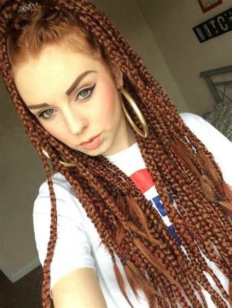 How could it not be a. Seductive Box Braids for the White Female | New Natural ...