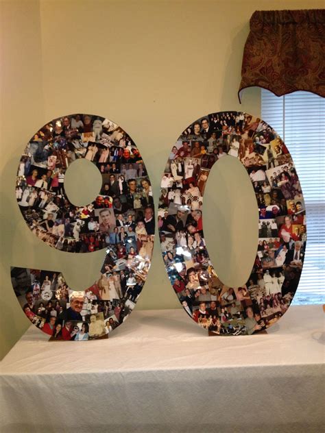 You should consider getting him or her a unique 90th birthday gift. 90 filled with photos to celebrate a 90th birthday. www.flawlesseventpla… | 90th birthday ...