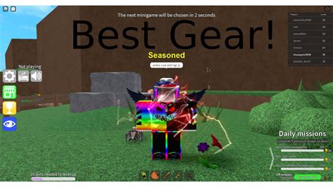 Roblox Epic Minigames Best Gears Youtube