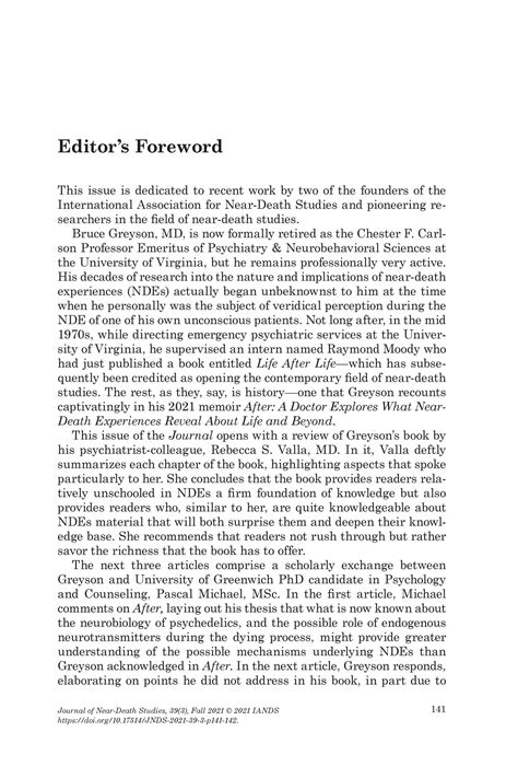 Editors Foreword Fall 2021 Unt Digital Library