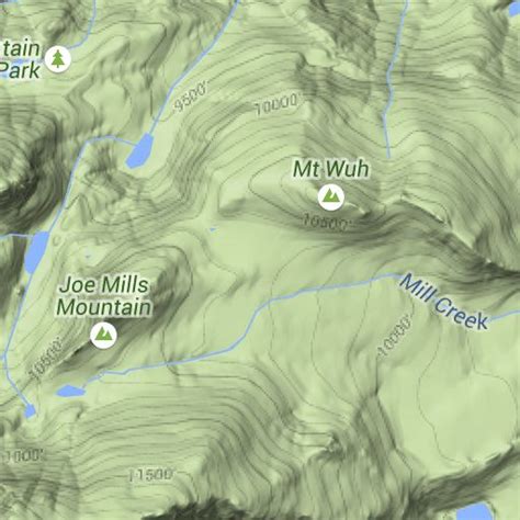 Glass Lake And Sky Pond Trail Map Glacier Gorge Trailhead Rocky