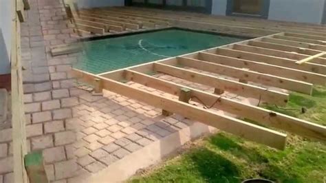 Deck Around Inground Pool Backyard Design Ideas
