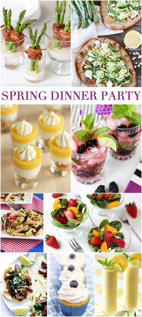 Hosting a dinner party can be overwhelming. Host a Spring Dinner Party in Style! | Pizzazzerie