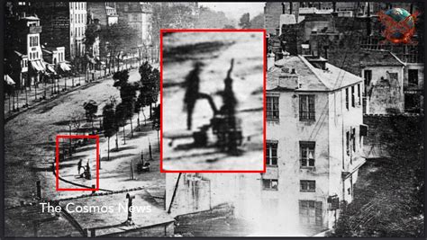 the first photograph of a human being taken in paris in 1838