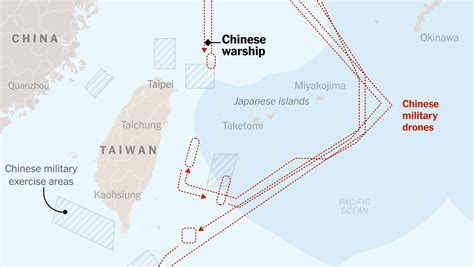 Maps Tracking Tensions Between China And Taiwan The New York Times