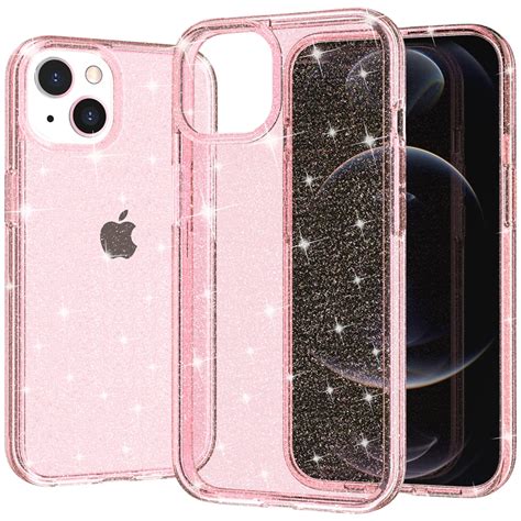 For Iphone 13 Case Iphone 13 Pro Max Case Crystal Clear Sparkly Glitt