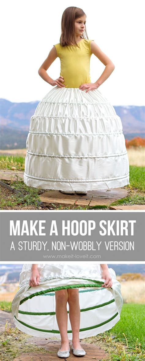 How To Make A Hoop Skirt With A Hula Hoop