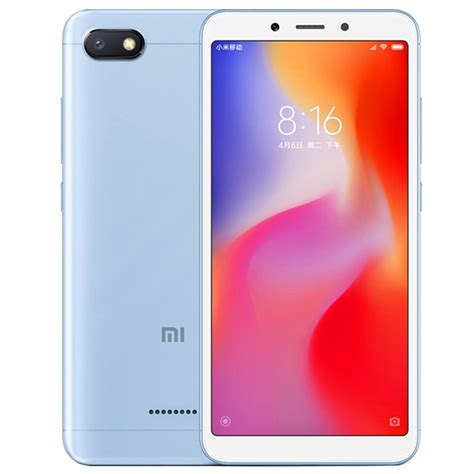 Смартфон Xiaomi Redmi 6a Dual Sim 16gb 4g Blue Emagbg