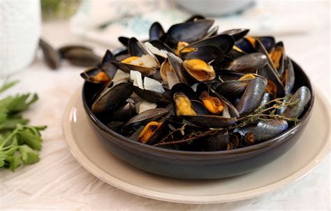 Moules Au Vin Blanc Recette De Moules Au Vin Blanc Marmiton