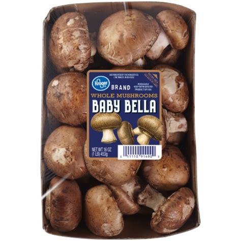 Kroger® Whole Baby Bella Mushrooms 16 Oz Kroger