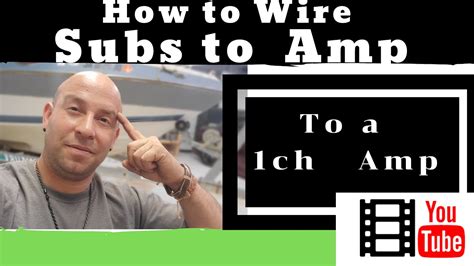Single dvc 4 ohm sub, with both voice coils wired parallel would be 2 ohms. How to wire subs to amp DVC or SVC Subwoofer installation 1 ohm 2 ohm 4 ohm wiring - YouTube