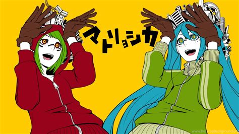 Wallpapers Gumi Vocaloid Hatsune Miku Megpoid Matryoshka X Art
