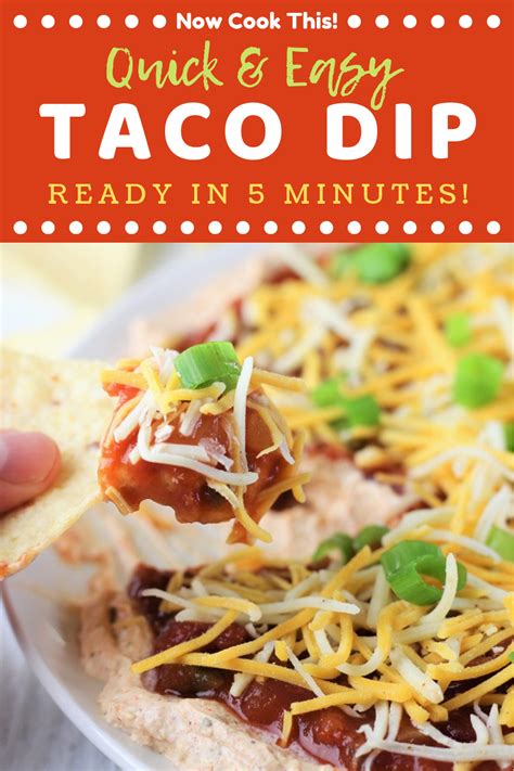 This Easy Taco Dip Recipe Is Sure To Be A Hit At Your Next Party Its