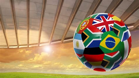 Fifa World Cup Football In Stadium Background Hd Football Wallpapers