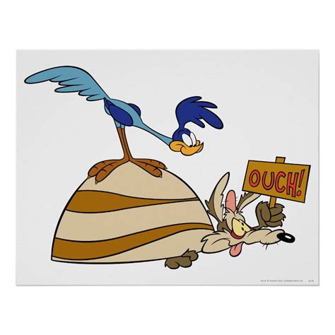 Wile E Coyote And Road Runner Acme Products 5 Poster Zazzle Coyote