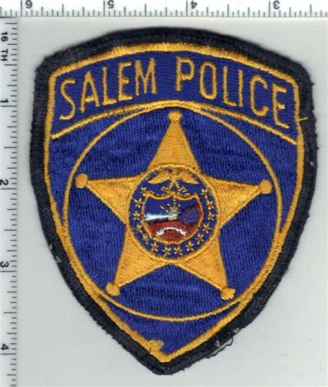 Salem Police Oregon 1st Issue Uniform Take Off Shoulder Patch Ebay