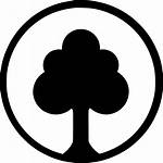 Icon Nature Tree Park Ecology Round Svg