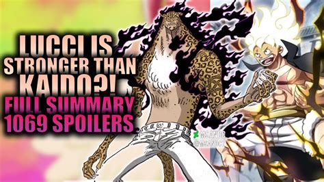 Lucci Is Stronger Than Kaido Full Summary One Piece Chapter