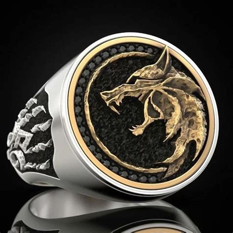 The Witcher ring by FollygirlsPearls on Etsy in 2020 | Rings cool