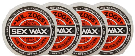 mr zogs sex wax original four warm bars