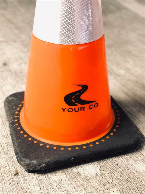 Trafficsafety Cone Company Tag Label Sticker Equipment Etsy