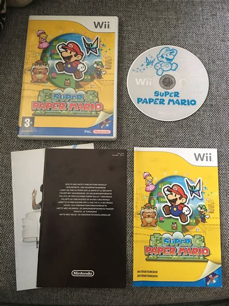 Nintendo Wii Super Paper Mario SvensksÅlt 407801161 ᐈ Köp På Tradera