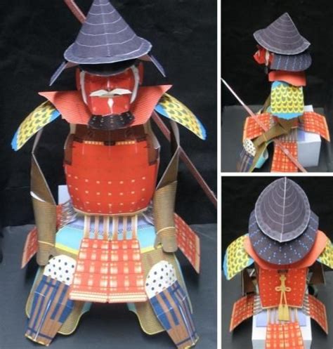 Maeda Toshimasu S Samurai Armor Paper Model By Yonezawa Find The