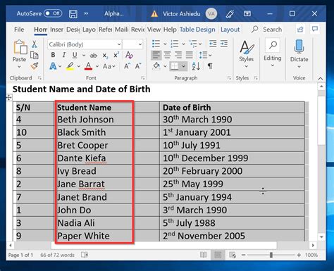 How To Alphabetize In Word Sort Lists Or Tables In Microsoft Word