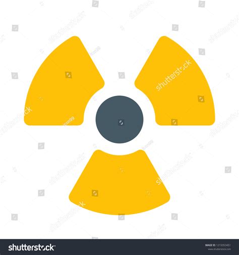 Nuclear Radioactive Radiation Stock Vector Royalty Free 1219353451