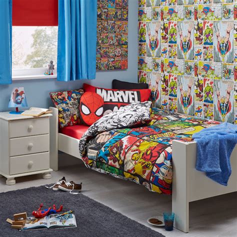 The best collection of superheroes wallpapers for your desktop and phone devices. Marvel bedroom ideas | Ideal Home