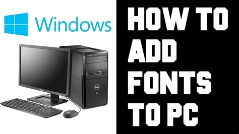 How To Add Fonts To Your Computer For Free How To Install Fonts On
