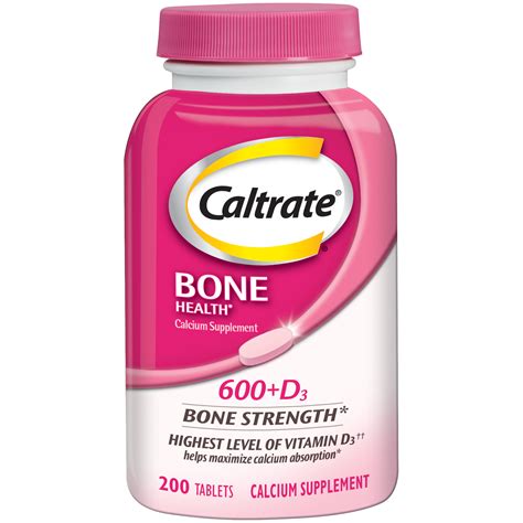 Sources of vitamin d and calcium in the diets of preschool children in the uk and the theoretical effect of food fortification. Caltrate Bone Health 600+D3 Calcium Tablets, 200 Ct ...
