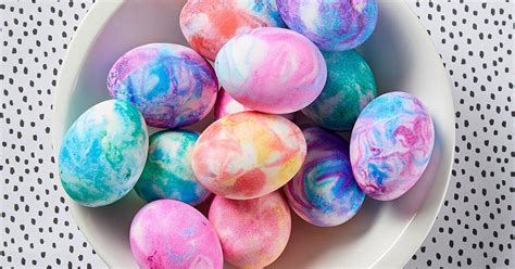 How To Make Shaving Cream Easter Eggs With A Pretty Marbled Look
