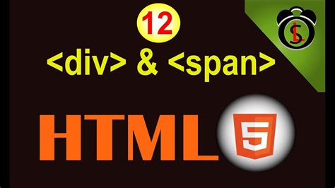 Difference Between Div And Span Tag Html Tutorial 12 Youtube
