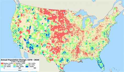 Population Change Across The Us Applied Geographic Solutions