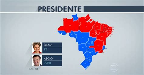 Jornal Hoje Veja Como Ficou A Divis O Dos Votos Para Presidente No