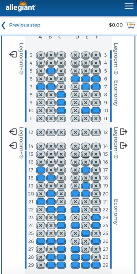 Allegiant Seat Map T Points With A Crew